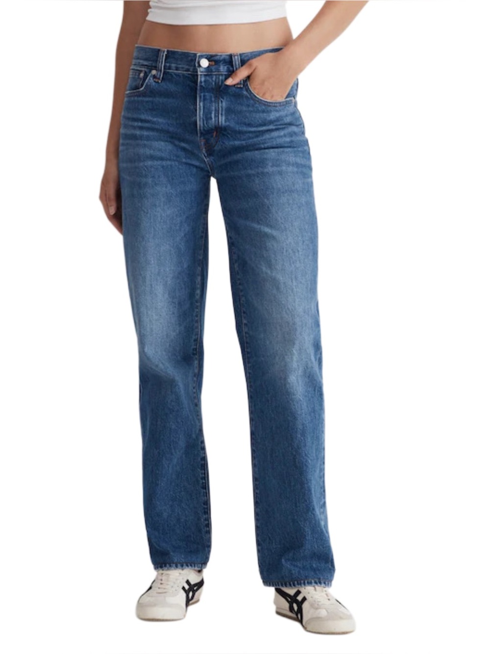 Madewell Low-Slung Straight Jeans